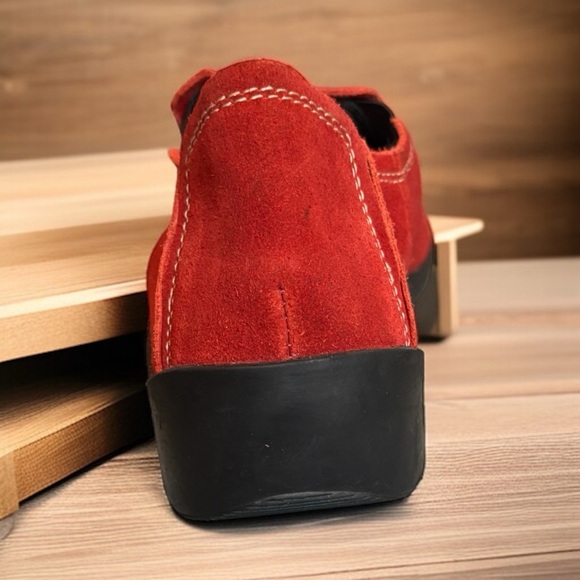 Easy Spirit Amorette Burnt Orange Suede Slip-On Shoes 8.5 M | Comfort Casual NWT - Picture 8 of 9